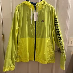 Tommy Hilfiger Yellow Hooded Windbreaker Jacket